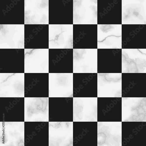 Marble Luxury Check Seamless Pattern