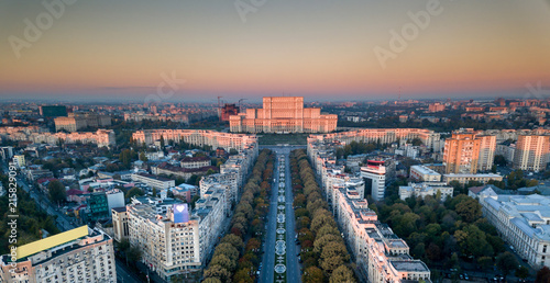Bucharest capital city of Romania photo