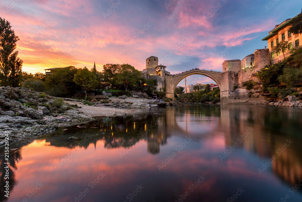 mostar  old city in Bosnia