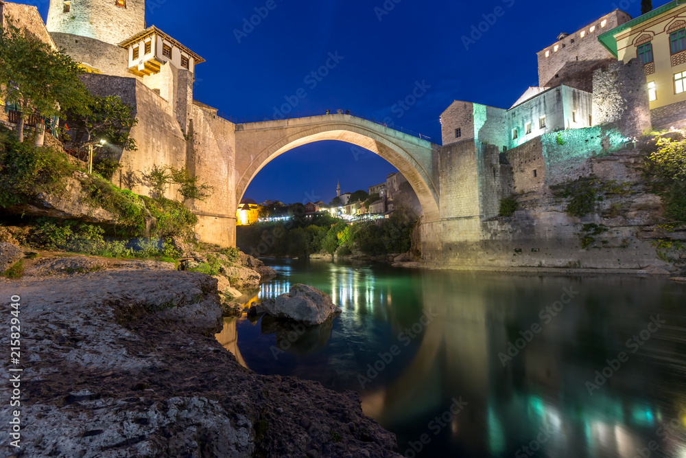 mostar  old city in Bosnia