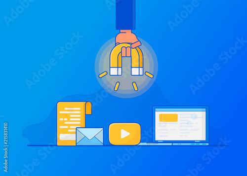 Attracting online customers. Inbound marketing.