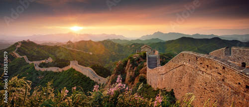 Stampa su tela Great wall of China