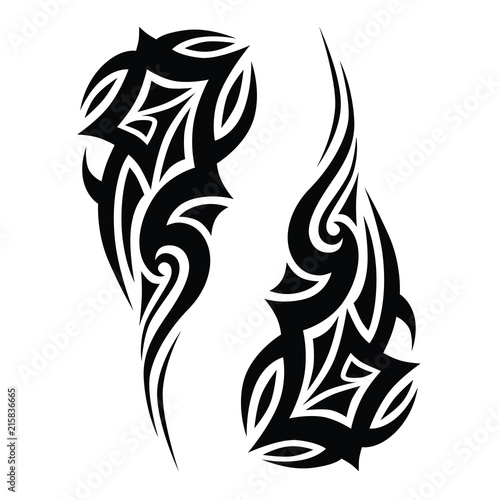 Tattoo tribal vector designs. tribal tattoo ideas