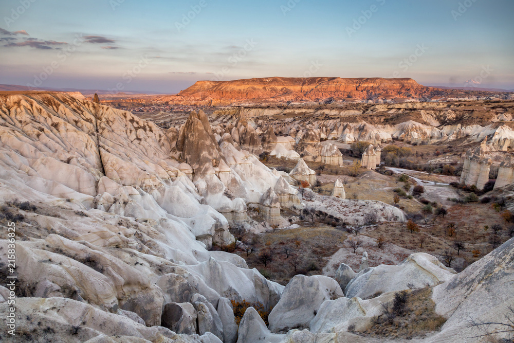 Wonderful landscape in Cappadocia , Turkey