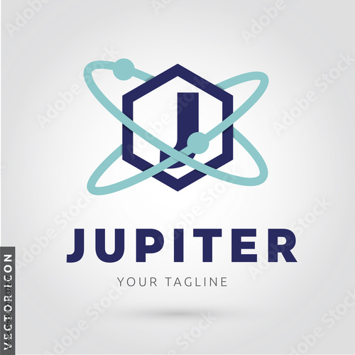Atom Letter J Logo/Icon 
