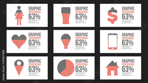 Graphic Percentages Infographic