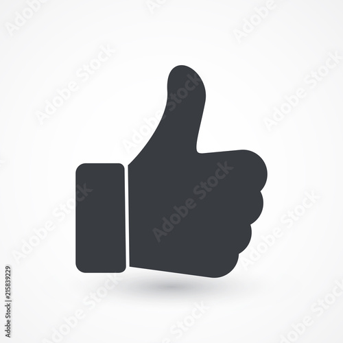 icon thumb up. Like symbol