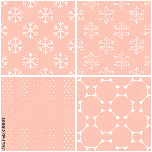 Retro different seamless patterns.