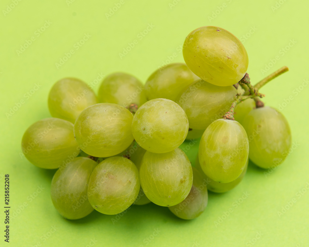 White grapes on colorful backgrounds
White grapes on colorful backgrounds