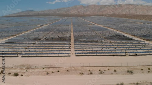 Wallpaper Mural Large Scale Solar Power Plants in Mojave Desert California Aerial Shot Torontodigital.ca