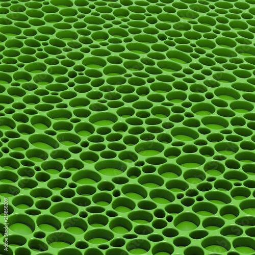 Green abstract background. 3d illustration, 3d rendering.