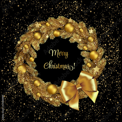 Christmas Wreath Pine Branches