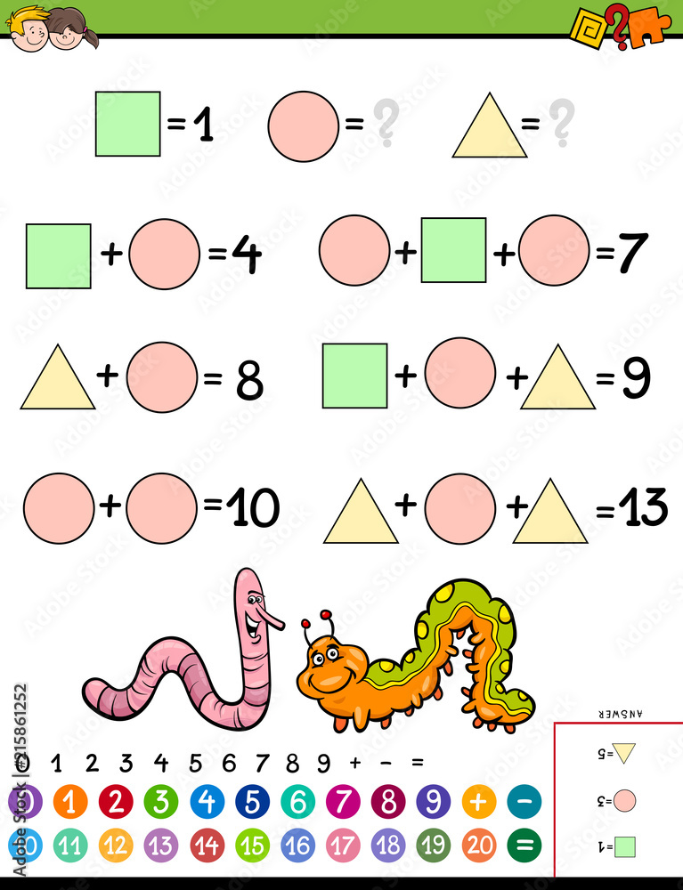 maths calculation educational game for kids