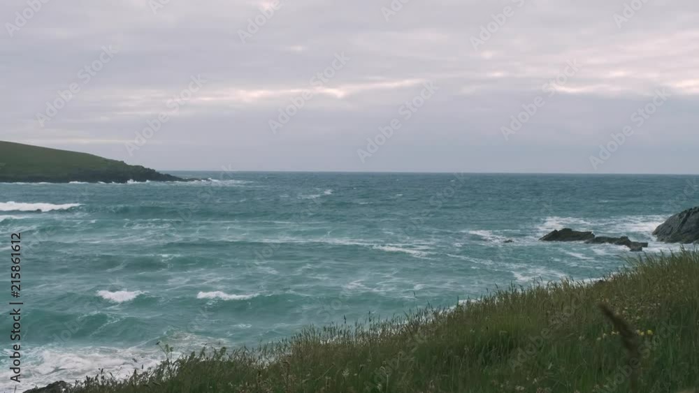 Views over Crantock Beach, Newquay, Cornwall on an overcast June day. Views over Crantock Beach, Newquay, Cornwall on an overcast June day.