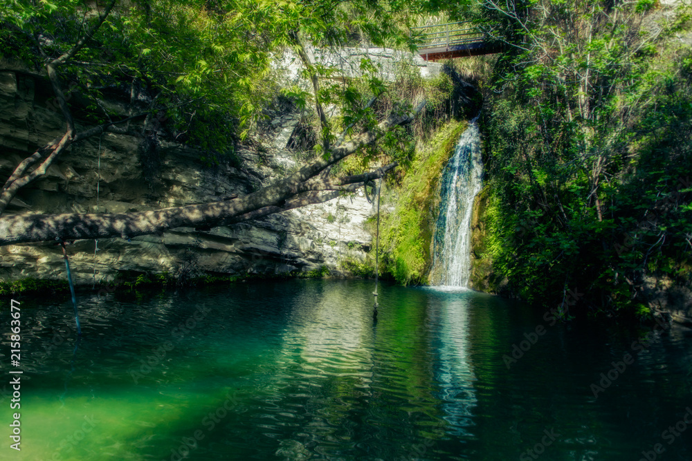 Adonis Baths Water Falls, Cypr Adonis Baths Water Falls, Cypr