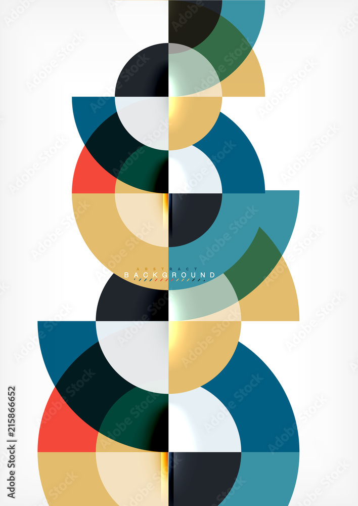 Modern circle abstract background Modern circle abstract background