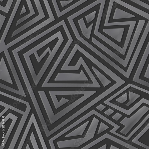 Metal maze pattern