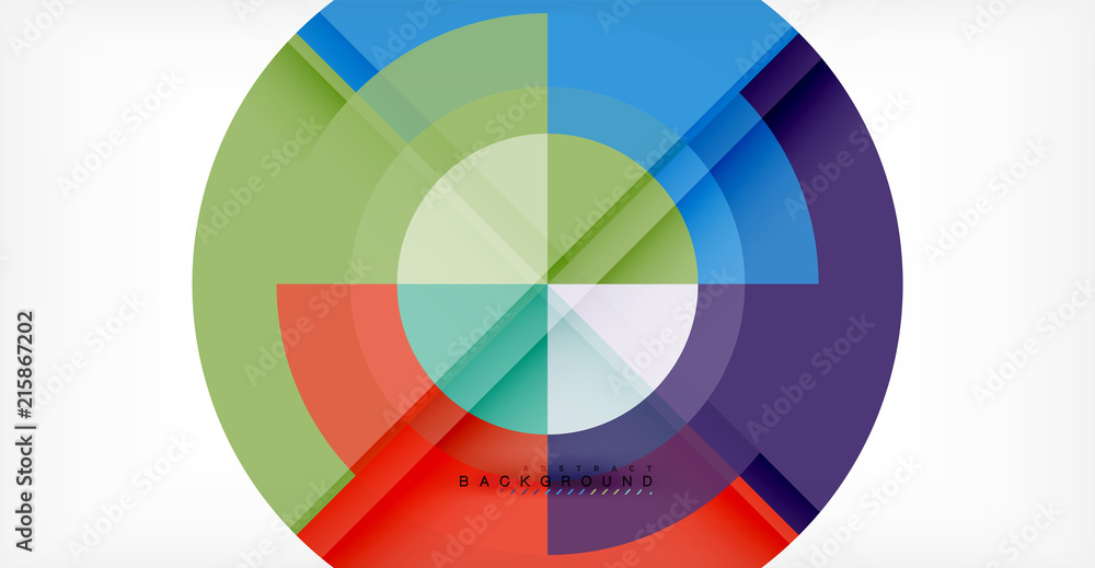 Vector circle abstract background Vector circle abstract background