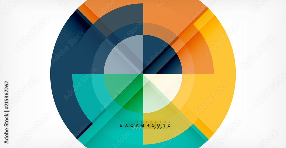 Vector circle abstract background Vector circle abstract background