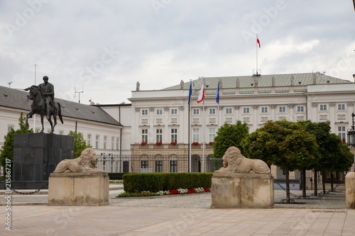 Presidential palace in Warsaw, Poland
