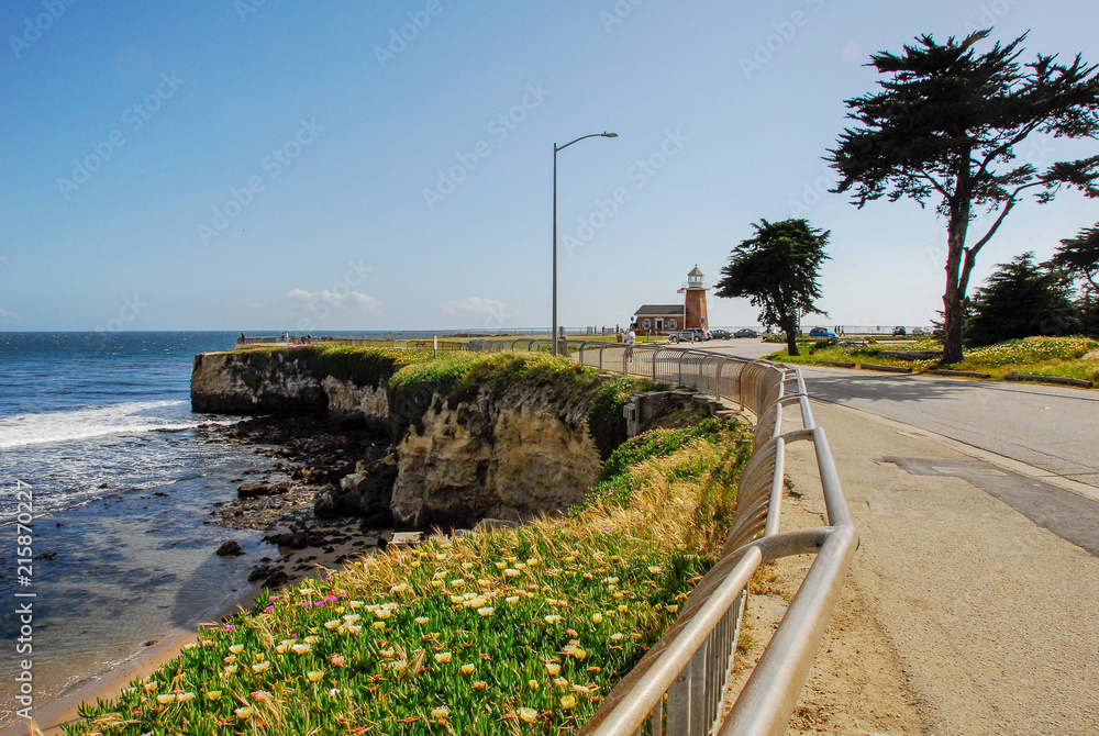 Ταπετσαρία Steamer Lan Santa Cruz California Lighthouse