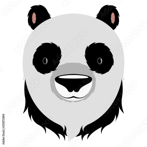 Fototapeta Naklejka Na Ścianę i Meble -  Isolated cute panda avatar