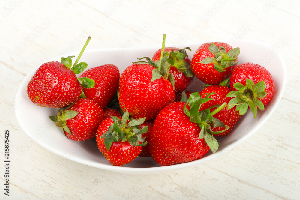Strawberry in the bowl Strawberry in the bowl