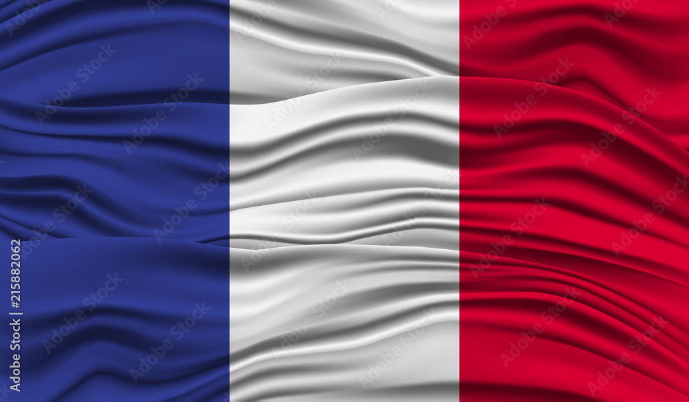 France flag background. Flag of France.