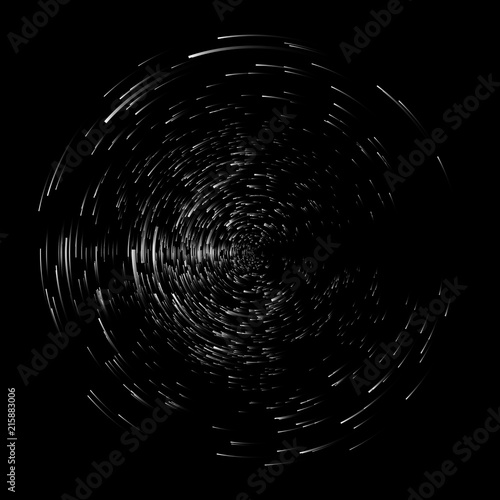 Abstract technology concept circular lines background.