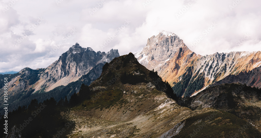 Beautiful landscape in the mountains Beautiful landscape in the mountains