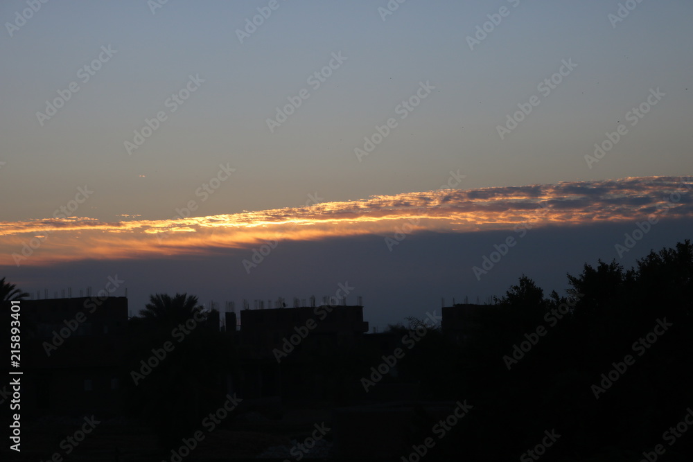 Obraz premium sun set in Egypt