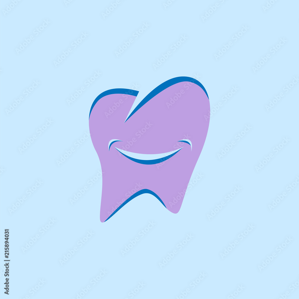 smile tooth dental logo vector icon template smile tooth dental logo vector icon template
