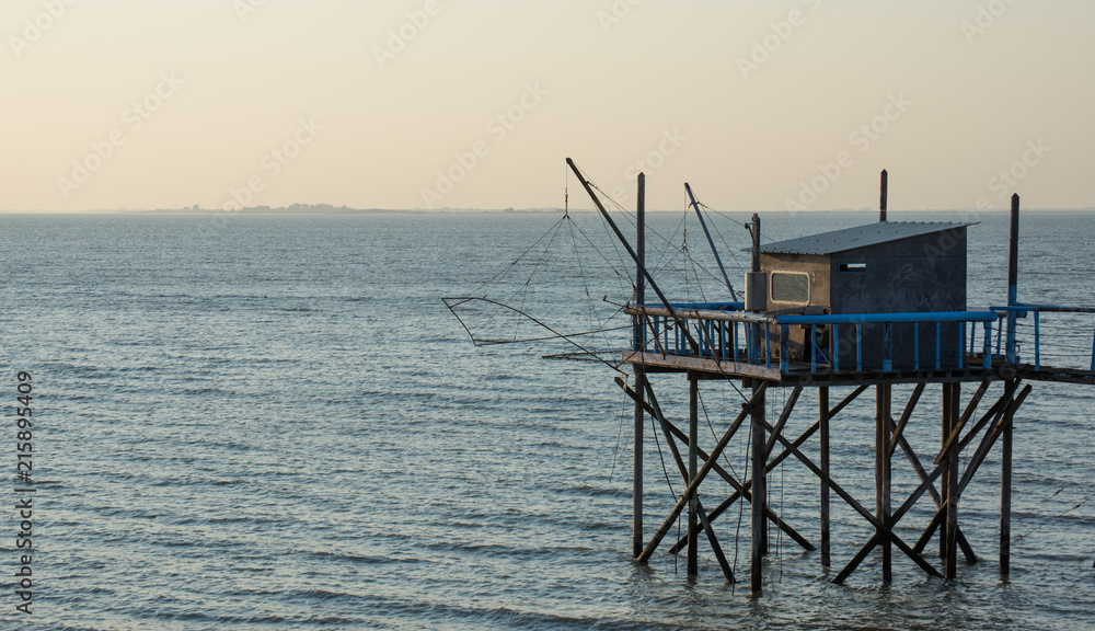 Coucher de soleil Esnandes Charente Maritime France