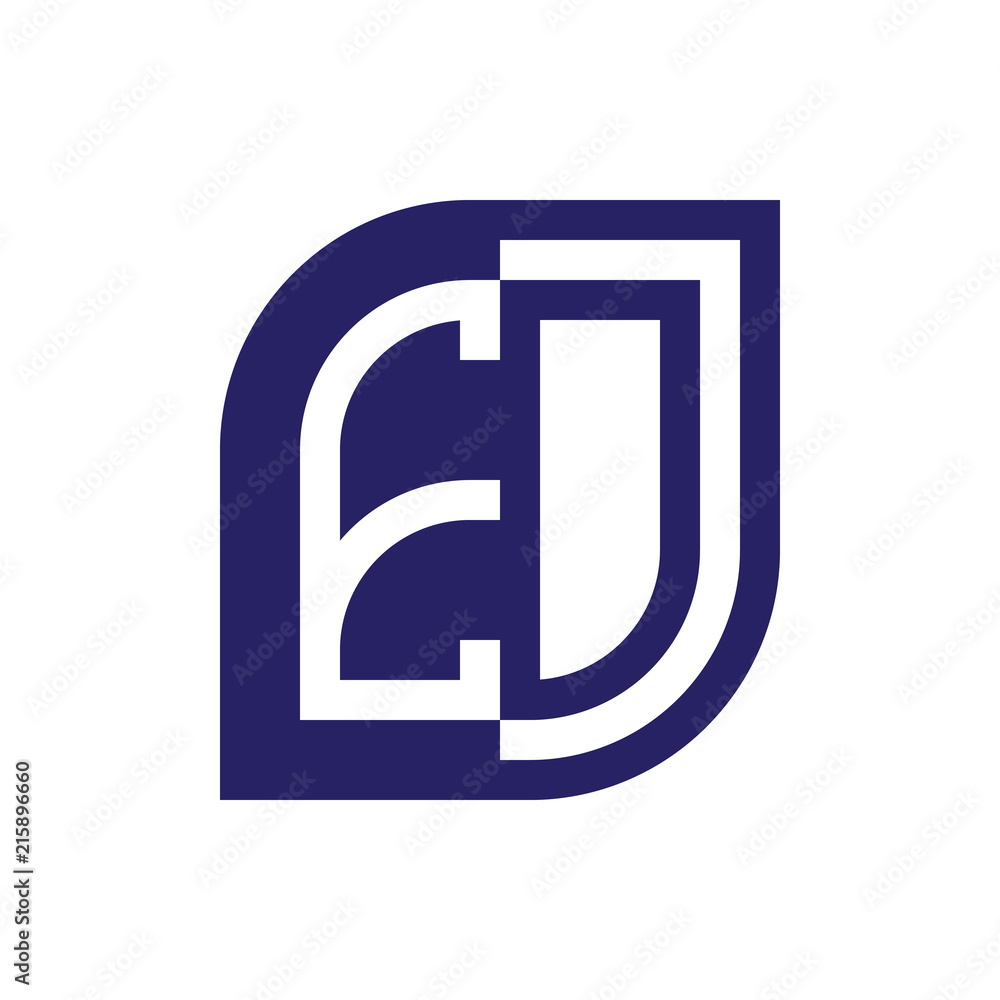 EO initial letter emblem logo negative space EO initial letter emblem logo negative space