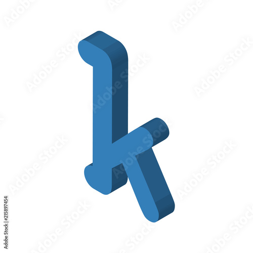 Guinea currency isometric right top view 3D icon