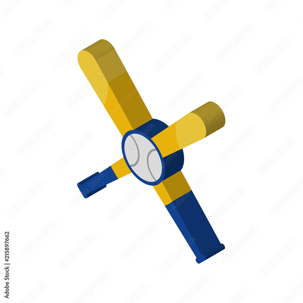 baseball team isometric right top view 3D icon baseball team isometric right top view 3D icon