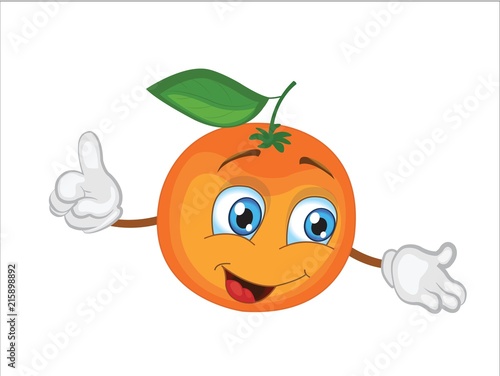 orange character cartoon