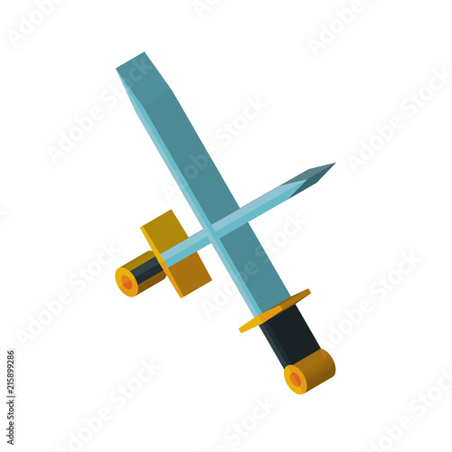 excalibur isometric right top view 3D icon