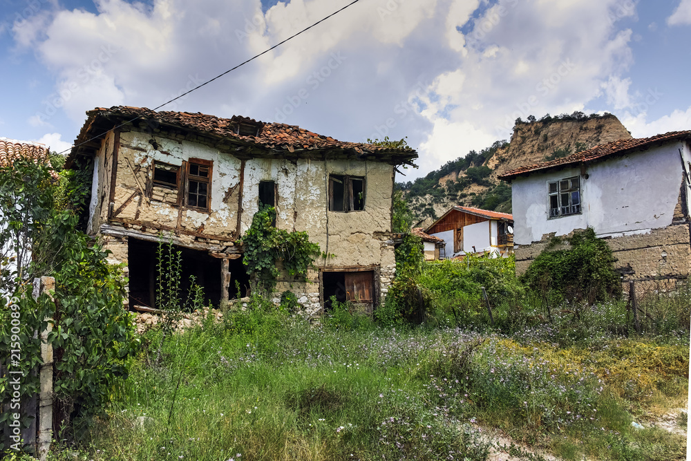 Abandoned houses from the nineteenth century in village of Zlatolist, Blagoevgrad Region, Bulgaria Abandoned houses from the nineteenth century in village of Zlatolist, Blagoevgrad Region, Bulgaria