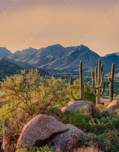 Pinnacle Peak Park is a desert park which provides many outdoor activities to the Scottsdale community, AZ.