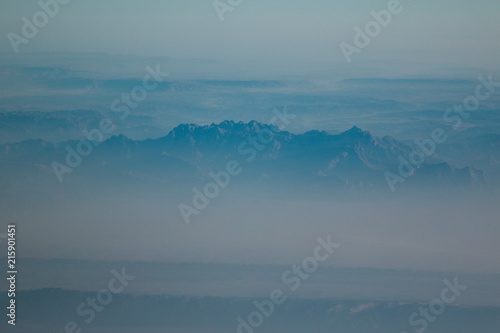 Mountains of Egypt, taken off the window of the plane