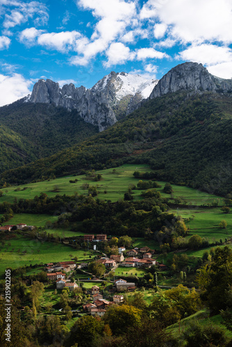 A village in the mountains of Cantabria, Spain