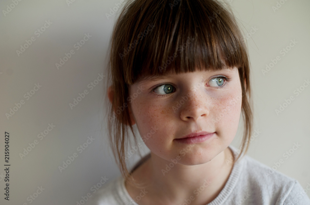 Portrait of a girl in the afternoon light Portrait of a girl in the afternoon light