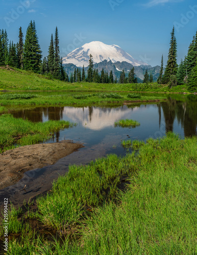 Mount Rainier Tipsoo lake photo