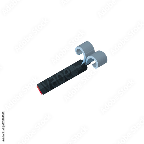 vape isometric right top view 3D icon