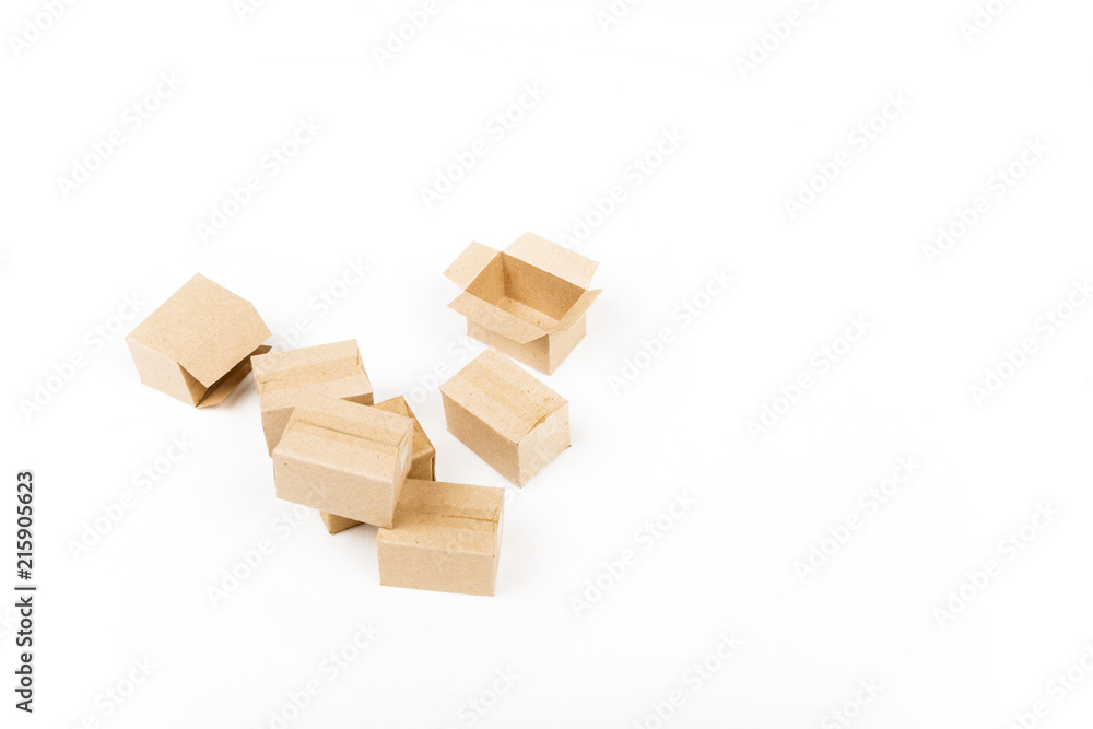 Boxes on a white background.