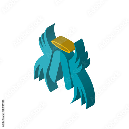 archangel isometric right top view 3D icon