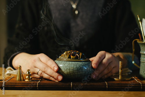 Kodo or incense ceremony photo