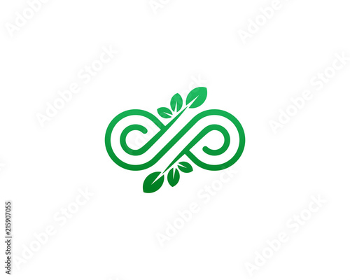 infinity logo template vector illustration