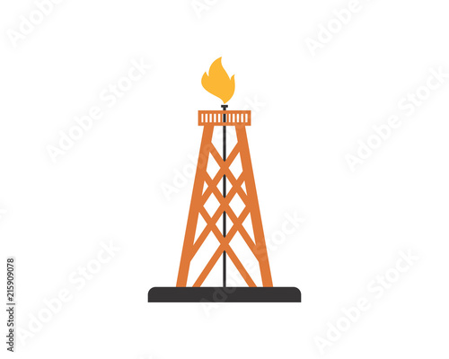 oil refinery industry industrial business company image vector icon logo symbol photo